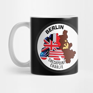 Berlin - Checkpoint Charlie - Round - Bright X 300 Mug